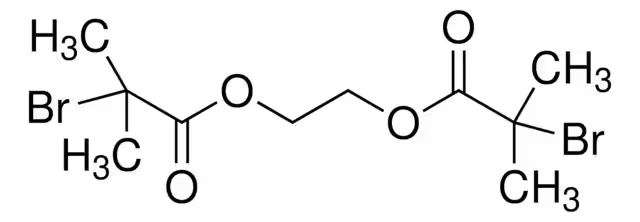 Ethylene bis(2-bromoisobutyrate) structure, CAS 248603-11-4