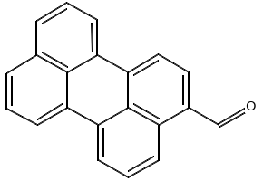 3-Perylenecarboxaldehyde structure, CAS 35438-63-2