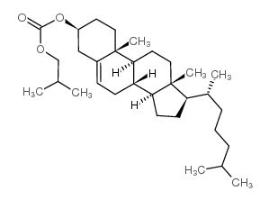 CHOLESTEROL ISOBUTYL CARBONATE structure, CAS 77546-35-1