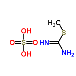 S-Methylisothiourea sulfate structure, CAS 2260-00-6