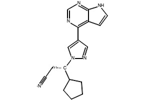 3-Azetidineacetonitrile, 1-(ethylsulfonyl)-3-[4-[7-(hydroxymethyl)-7H-pyrrolo[2,3-d]pyrimidin-4-yl]-1H-pyrazol-1-yl]- structure, CAS 1187595-89-6