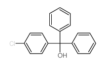 (4-Chlorophenyl)-diphenylmethanol structure, CAS 6922-89-0