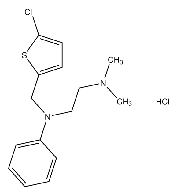 N-[(5-chloro-2-thienyl)methyl]-N',N'-dimethyl-N-2-pyridylethylenediamine 2-hydroxy-1,2,3-propanetricarboxylate structure, CAS 148-64-1