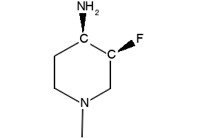 (3S,4R)-3-fluoro-1-methylpiperidin-4-ol structure, CAS 1932500-13-4