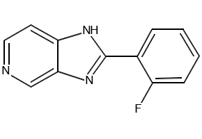 2-(2-fluorophenyl)-3H-imidazo[4,5-c]pyridine methanesulfonate structure, CAS 1221449-52-0