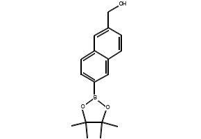 N-(6-(4,4,5,5-tetramethyl-1,3,2-dioxaborolan-2-yl)naphthalen-2-yl)methanesulfonamide structure, CAS 1132940-88-5