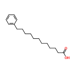12-phenyldodecanoic acid structure, CAS 14507-27-8