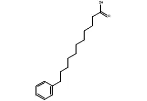 11-phenylundecanoic acid structure, CAS 3343-24-6