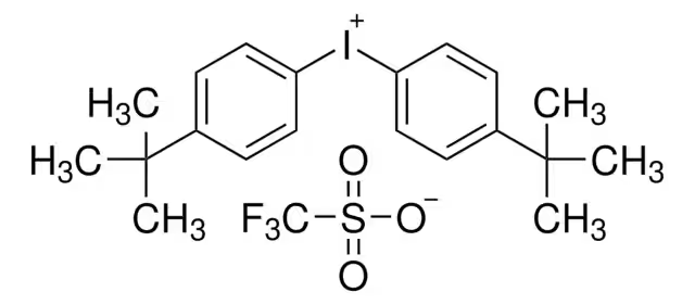 BIS(4-TERT-BUTYLPHENYL)IODONIUM TRIFLATE structure, CAS 84563-54-2