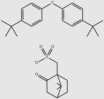 di(4-t-butylphenyl)iodonium camphorsulfonate structure, CAS 193345-23-2