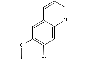 7-bromo-6-methoxyquinoline structure, CAS 103028-33-7