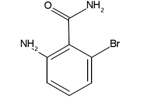 2-Amino-6-bromobenzamide structure, CAS 1108790-90-4