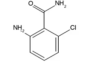 2-amino-6-chlorobenzamide structure, CAS 54166-95-9