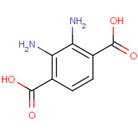 1,4-Benzenedicarboxylic acid, 2,3-diamino- structure, CAS 89977-09-3