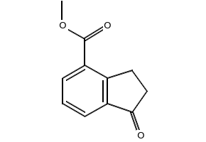 methyl 4-nitro-2,3-dihydro-1H-indene-2-carboxylate structure, CAS 888327-27-3