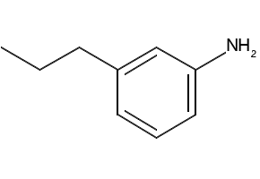 3-propylbenzenamine structure, CAS 2524-81-4