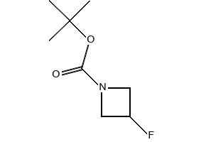 tert-butyl 3-fluoroazetidine-1-carboxylate structure, CAS 1255666-44-4