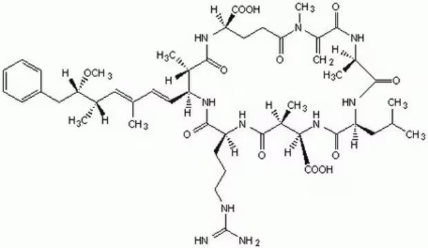 MICROCYSTIN-LR structure, CAS 101043-37-2
