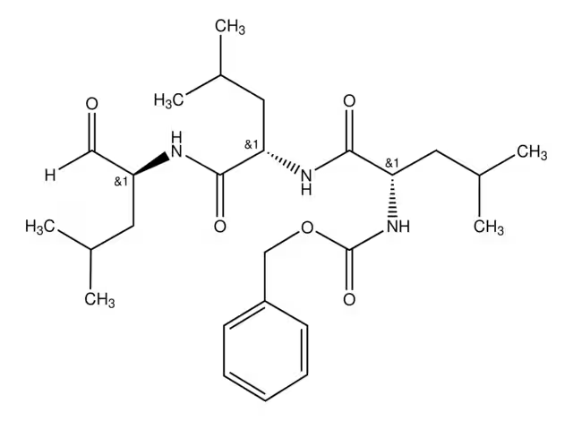 MG-132 structure, CAS 133407-82-6