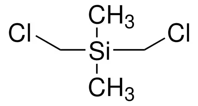 BIS(CHLOROMETHYL)DIMETHYLSILANE structure, CAS 2917-46-6