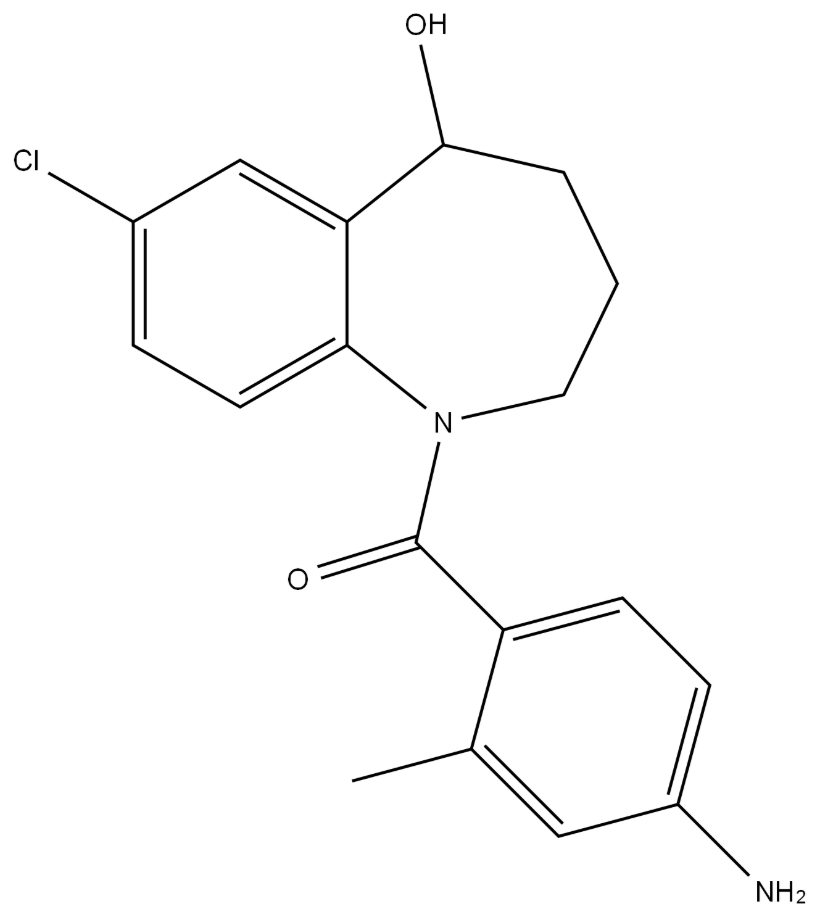 Tolvaptan Impurity 6 structure, CAS 1432725-24-0
