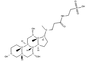 TAUROCHOLIC ACID structure, CAS 81-24-3