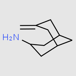 7-methylenebicyclo[3.3.1]nonan-3-amine structure, CAS 872598-40-8