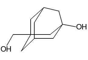 1-hydroxymethyl-3-methoxymethyl-adamantane structure, CAS 1334415-43-8