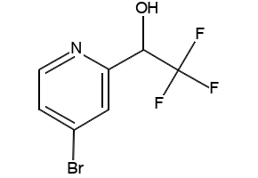 1-(6-BROMOPYRIDIN-2-YL)-2,2,2-TRIFLUOROETHAN-1-OL structure, CAS 1093880-21-7