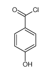 Benzoyl chloride, 4-hydroxy- (9CI) structure, CAS 28141-24-4
