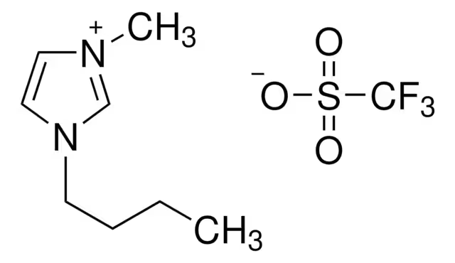 1-Butyl-3-methylimidazolium trifluoromethansulfonate structure, CAS 174899-66-2