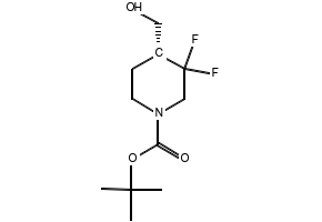 tert-butyl 3,3-difluoro-4-(4-fluorobenzyl)piperidine-1-carboxylate structure, CAS 1334412-83-7