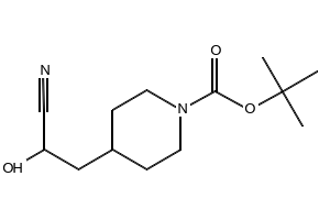 tert-butyl 3,3-difluoro-4-(2-hydroxyethyl)piperidine-1-carboxylate structure, CAS 1334415-93-8
