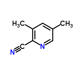 2-Cyano-3,5-dimethylpyridine structure, CAS 7584-09-0