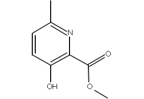 3-Hydroxy-6-Methyl-2-pyridinecarboxylic acid Methyl ester structure, CAS 61548-52-5