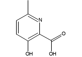 3-Hydroxy-6-Methyl-2-pyridinecarboxylic acid structure, CAS 14162-88-0