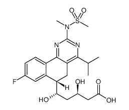 Rosuvastatin Impurity (5-Oxo Rosuvastatin tert-Butyl Ester) structure, CAS 854898-53-6