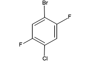 1-Bromo-4-chloro-2,5-difluorobenzene structure, CAS 172921-33-4