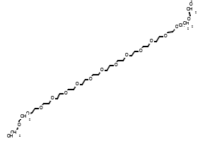 2,5,8,11,14,17,20,23,26,29,32,35,38,41,44,47-Hexadecaoxanonatetracontan-49-ol structure, CAS 133604-58-7