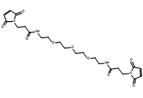 Mal-PEG3-Mal structure, CAS 1008402-47-8