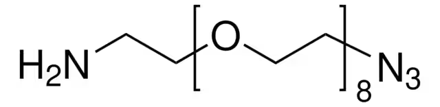 O-(2-AMINOETHYL)-O-(2-AZIDOETHYL)HEPTAETHYLENE GLYCOL structure, CAS 857891-82-8