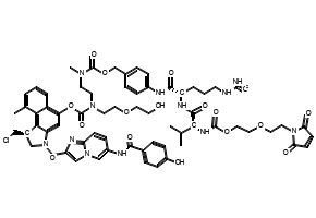 alpha-[2-[[3-(2,5-Dihydro-2,5-dioxo-1H-pyrrol-1-yl)-1-oxopropyl]amino]ethyl]-omega-[3-[(2,5-dioxo-1-pyrrolidinyl)oxy]-3-oxopropoxy]poly(oxy-1,2-ethanediyl) structure, CAS 326003-46-7
