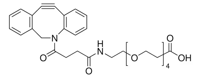 DBCO-PEG4-Acid structure, CAS 1537170-85-6