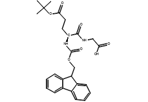 Fmoc-Glu(OtBu)-Gly-OH structure, CAS 866044-63-5