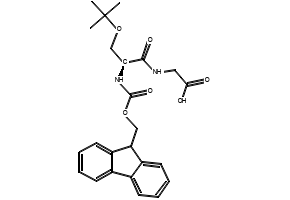 (9H-Fluoren-9-yl)MethOxy]Carbonyl Ser(tBu)-Gly-OH structure, CAS 81672-17-5