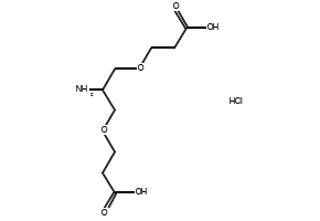 2-Amino-1,3-bis(carboxylethoxy)propane HCl salt structure, CAS 1020112-73-5
