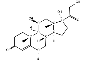 6α-Methyl Hydrocortisone structure, CAS 1625-39-4