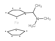(+/-)-N,N-DIMETHYL-1-FERROCENYLETHYLAMINE structure, CAS 31904-34-4