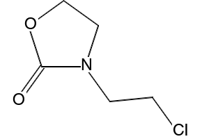 3-(2-chloroethyl)oxazolidin-2-one structure, CAS 2508-01-2