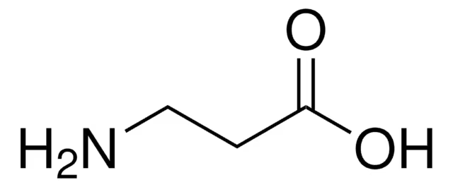 Beta-Alanine structure, CAS 107-95-7